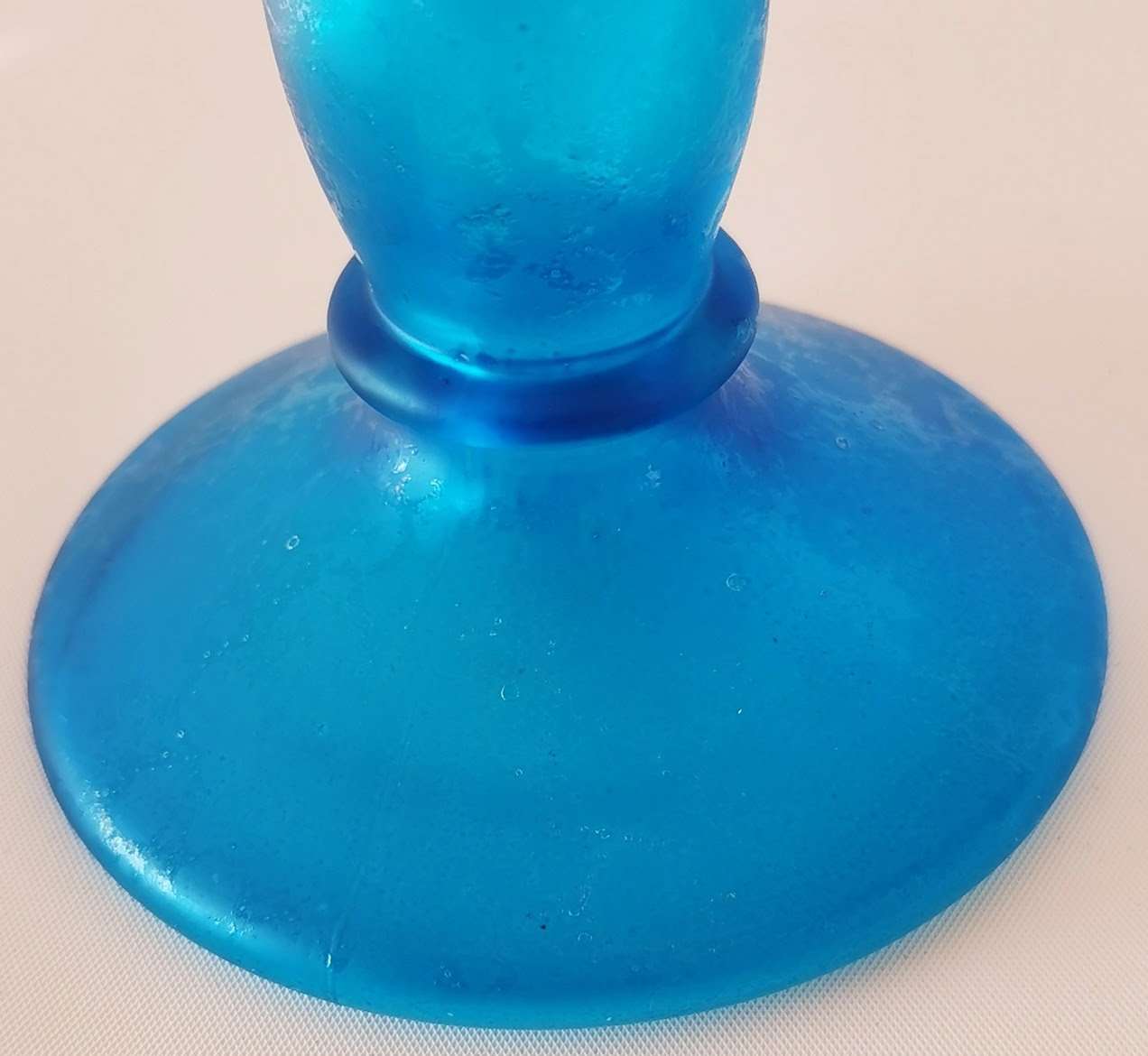 Kerzenhalter Murano mit Label.
