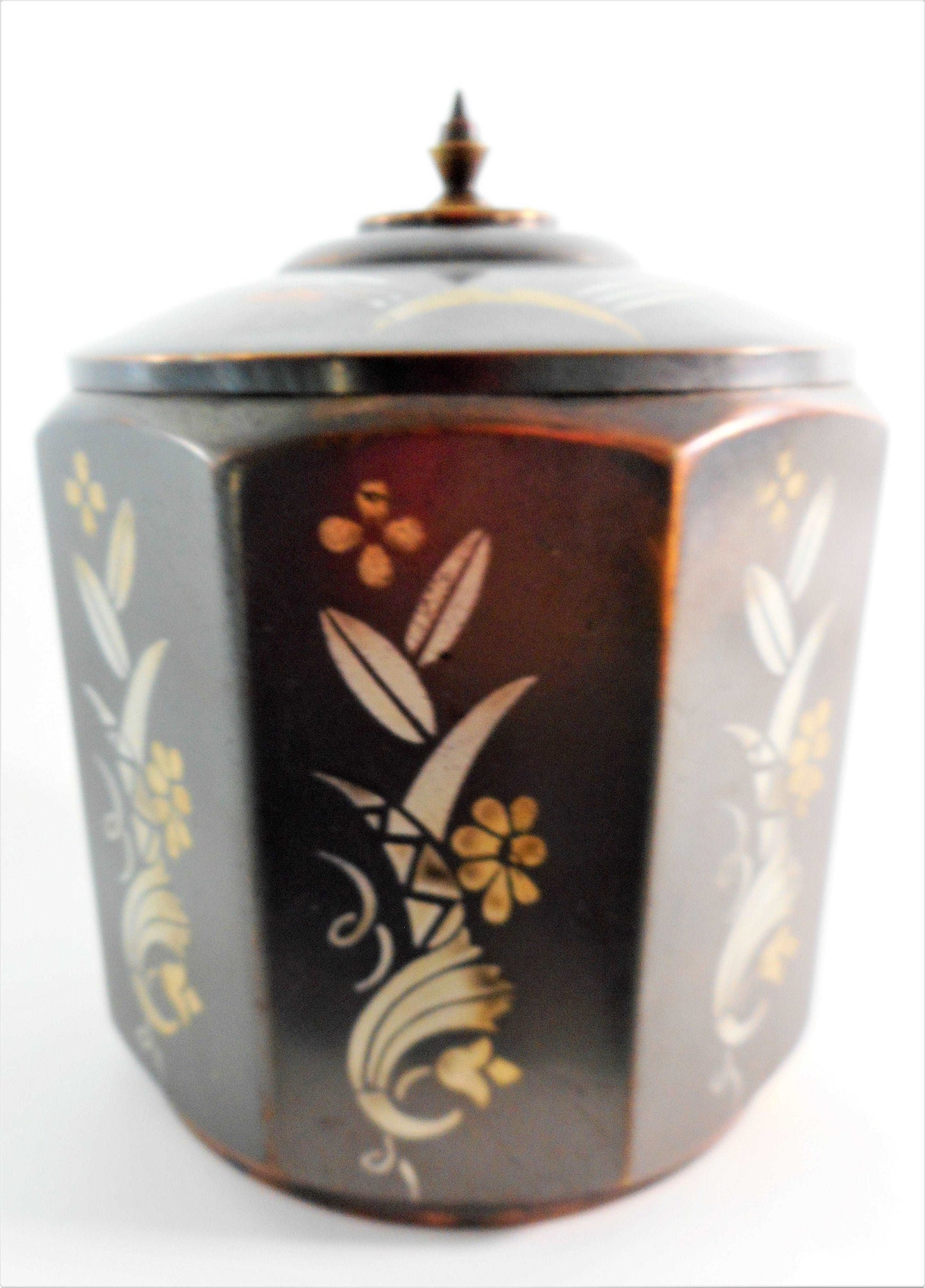 Hübsche Jugendstil Blechbüchse Dekorative Gefäße vendor-unknown
