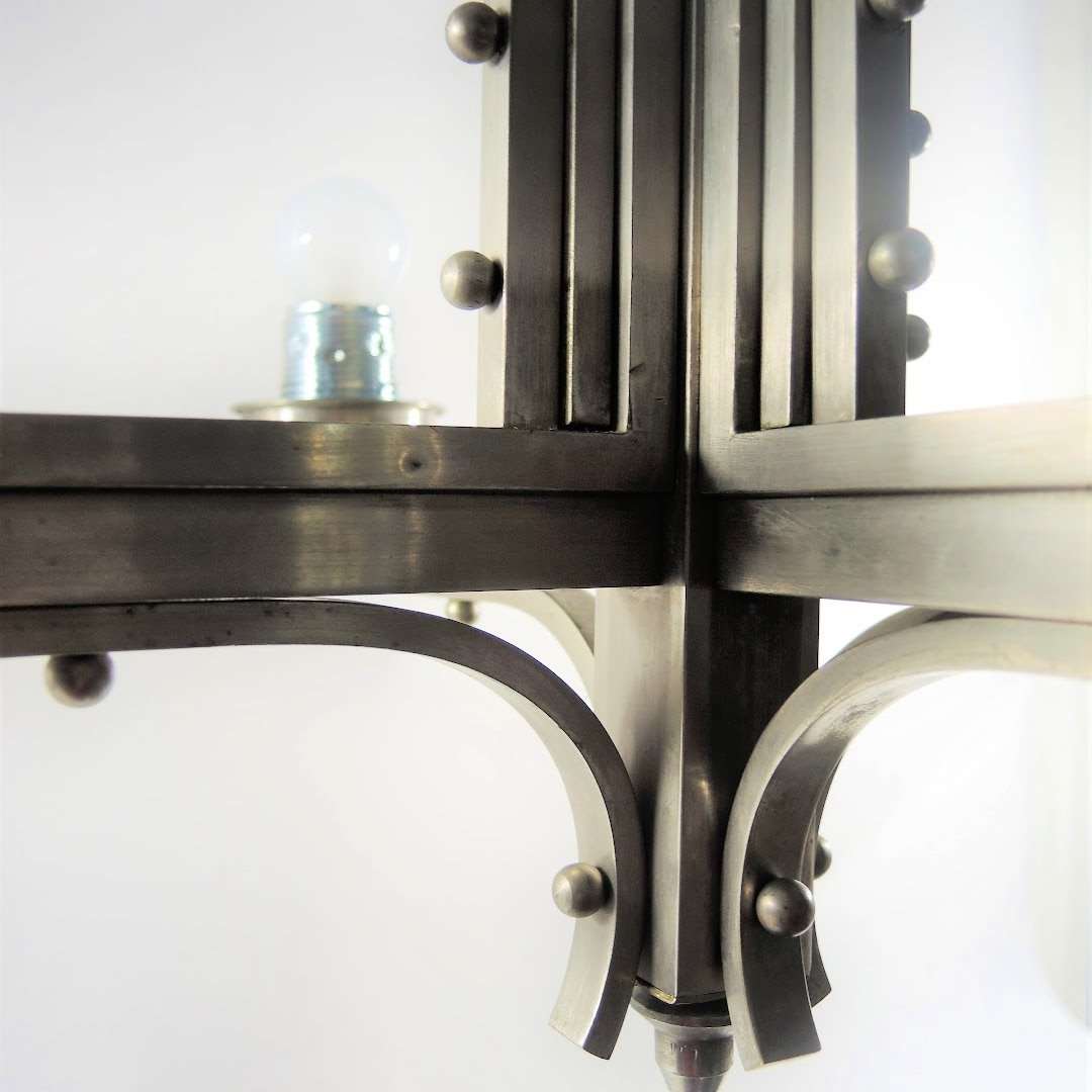 Grosse Art Déco Deckenlampe Frankreich.