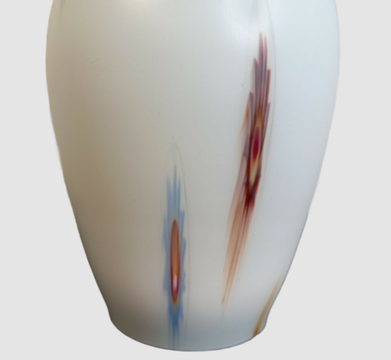 White ceiling lamp Murano around 1950-60