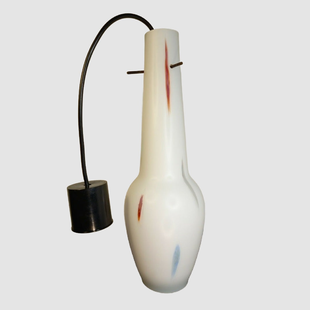 White ceiling lamp Murano around 1950-60