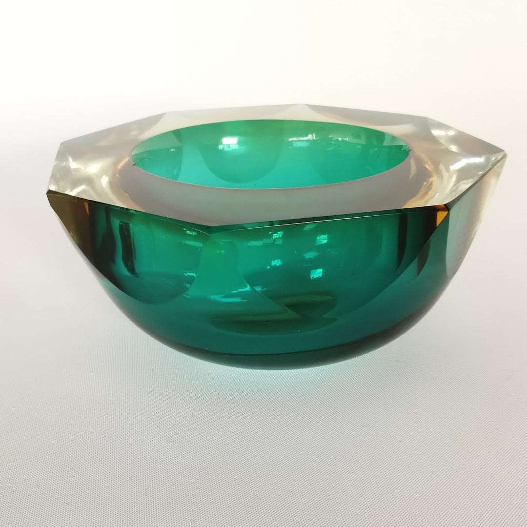 Blockschale von Seguso Murano um 1960.