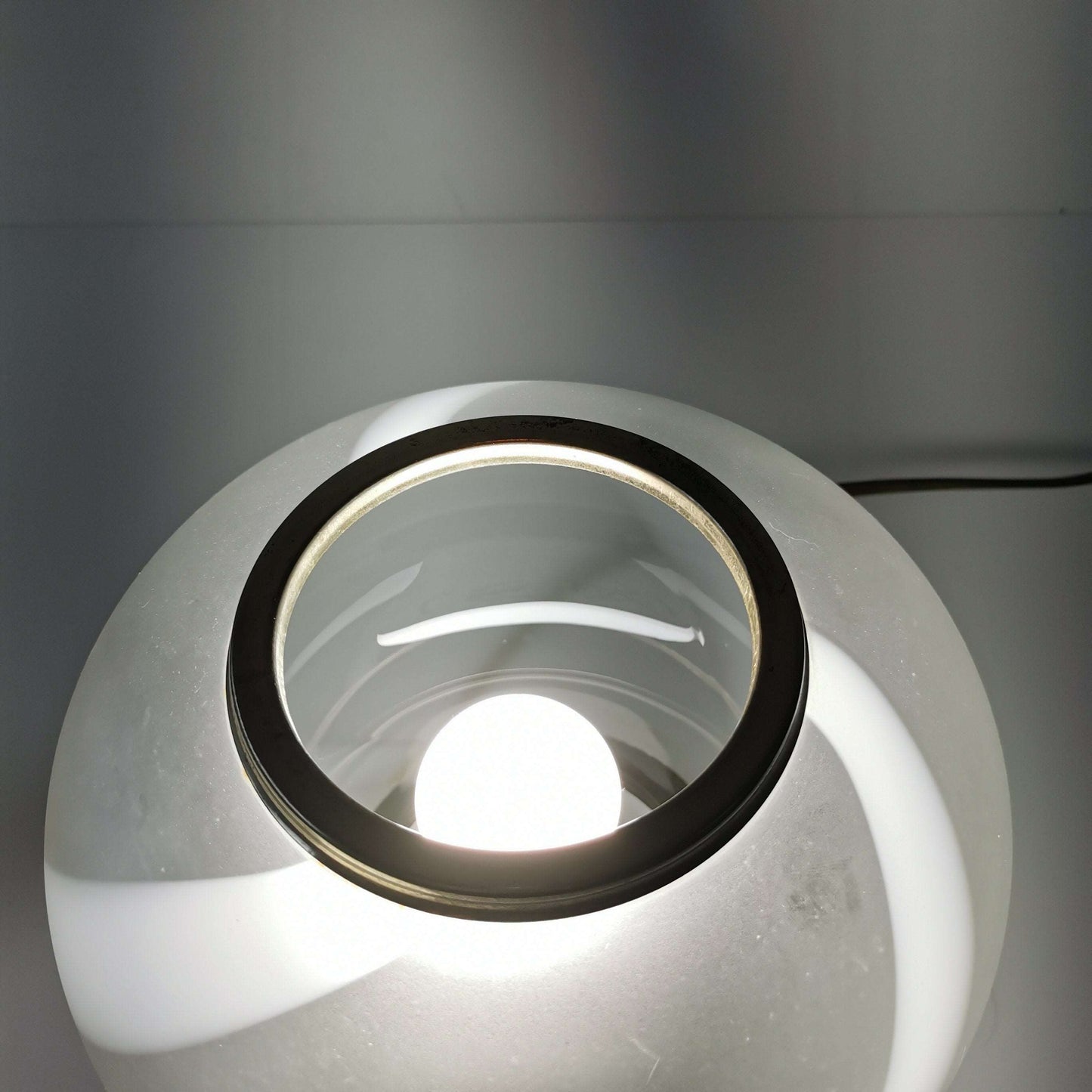 Paar Vintage Tischlampen Murano um 1970 Lampen Murano