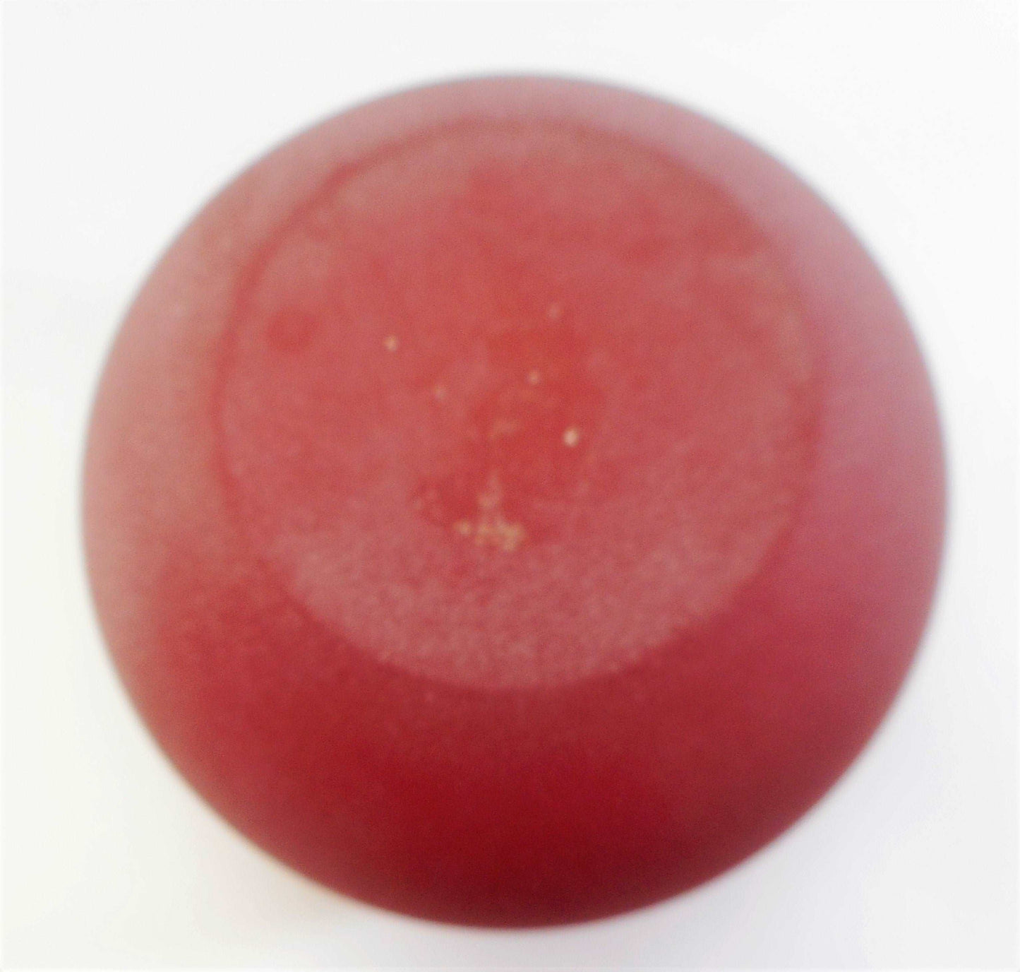Rote Kugelvase s Scavo von Cenedese um 1950 Dekorative Gefäße Cenedese, Murano