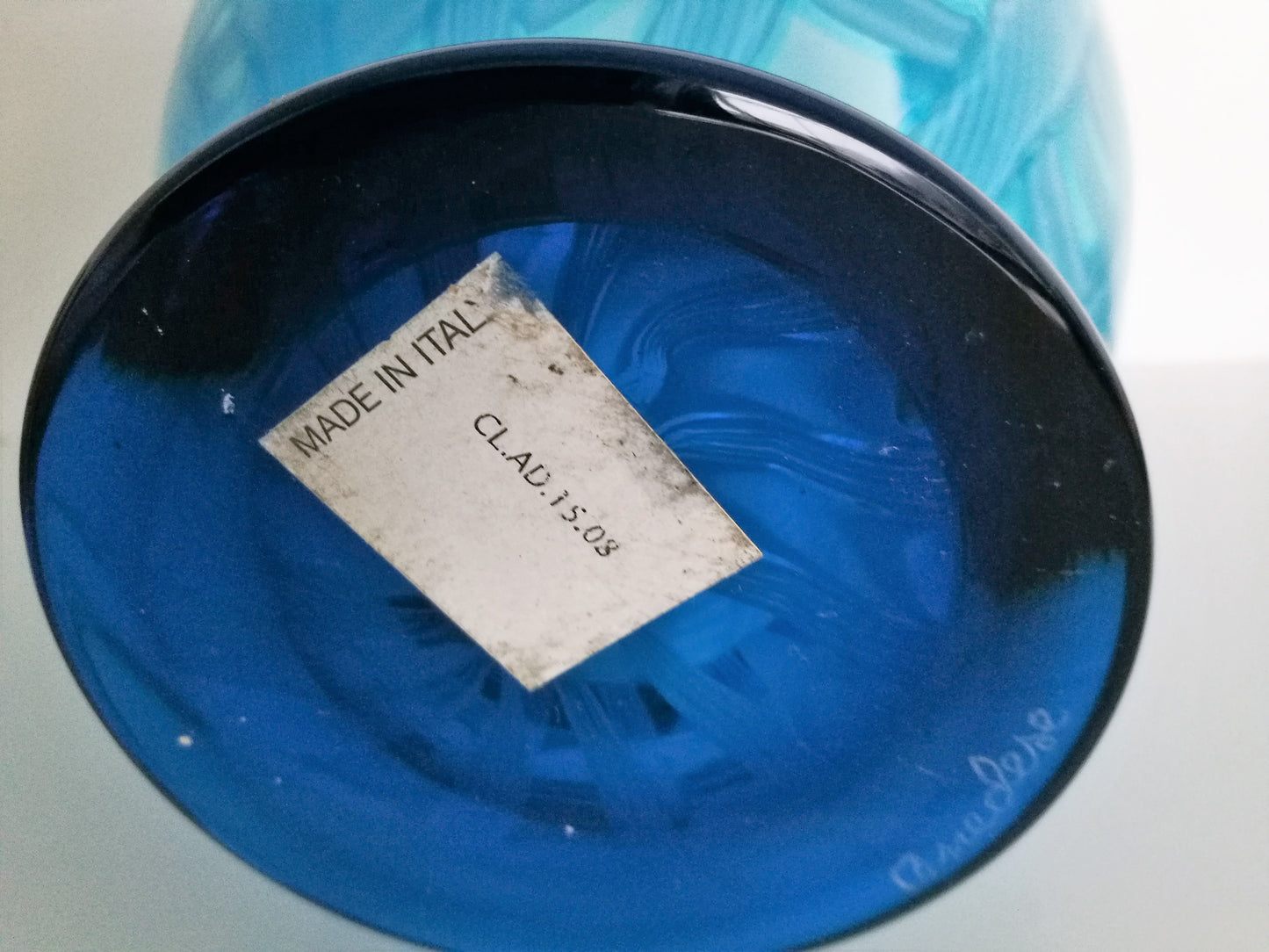 Scozzese vase by Cenedese Murano around 1960