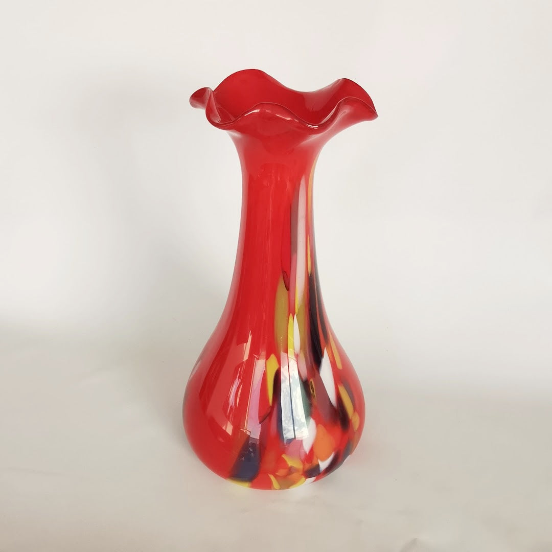 Set mit Bodenvase und Schale Tschechien Dekorative Gefäße Murano