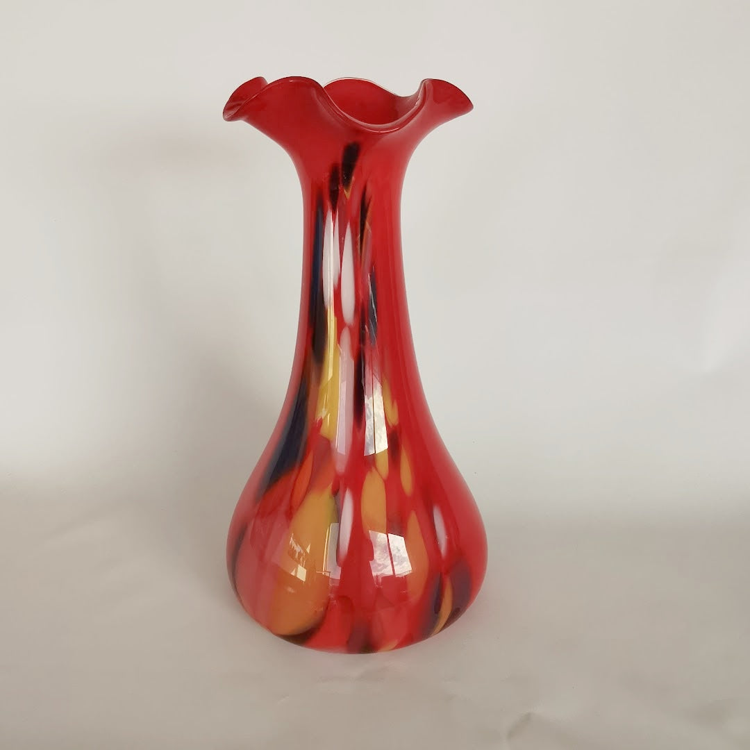 Set mit Bodenvase und Schale Tschechien Dekorative Gefäße Murano