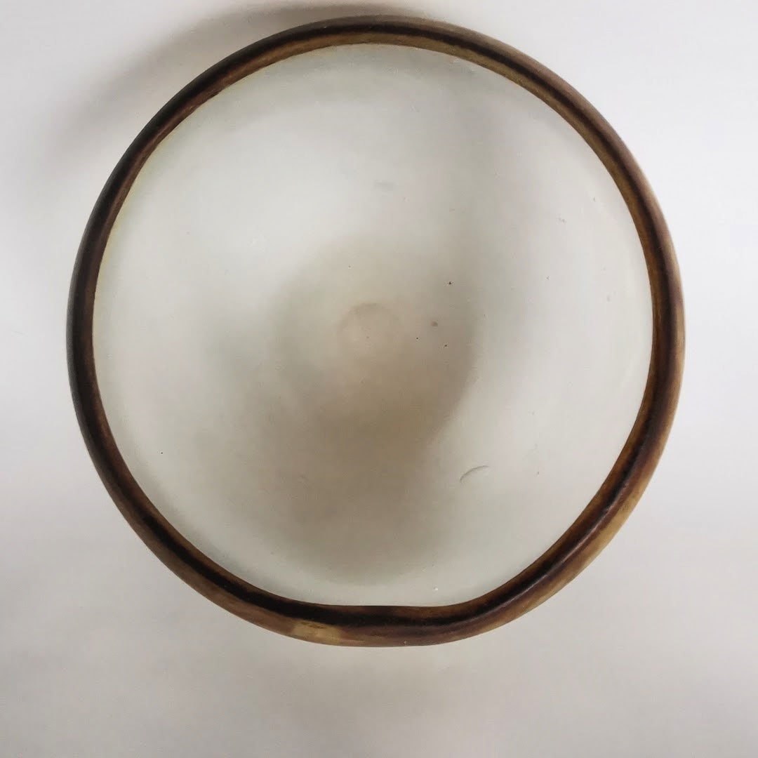 Antike Glasschale Frankreich um 1880-1910.
