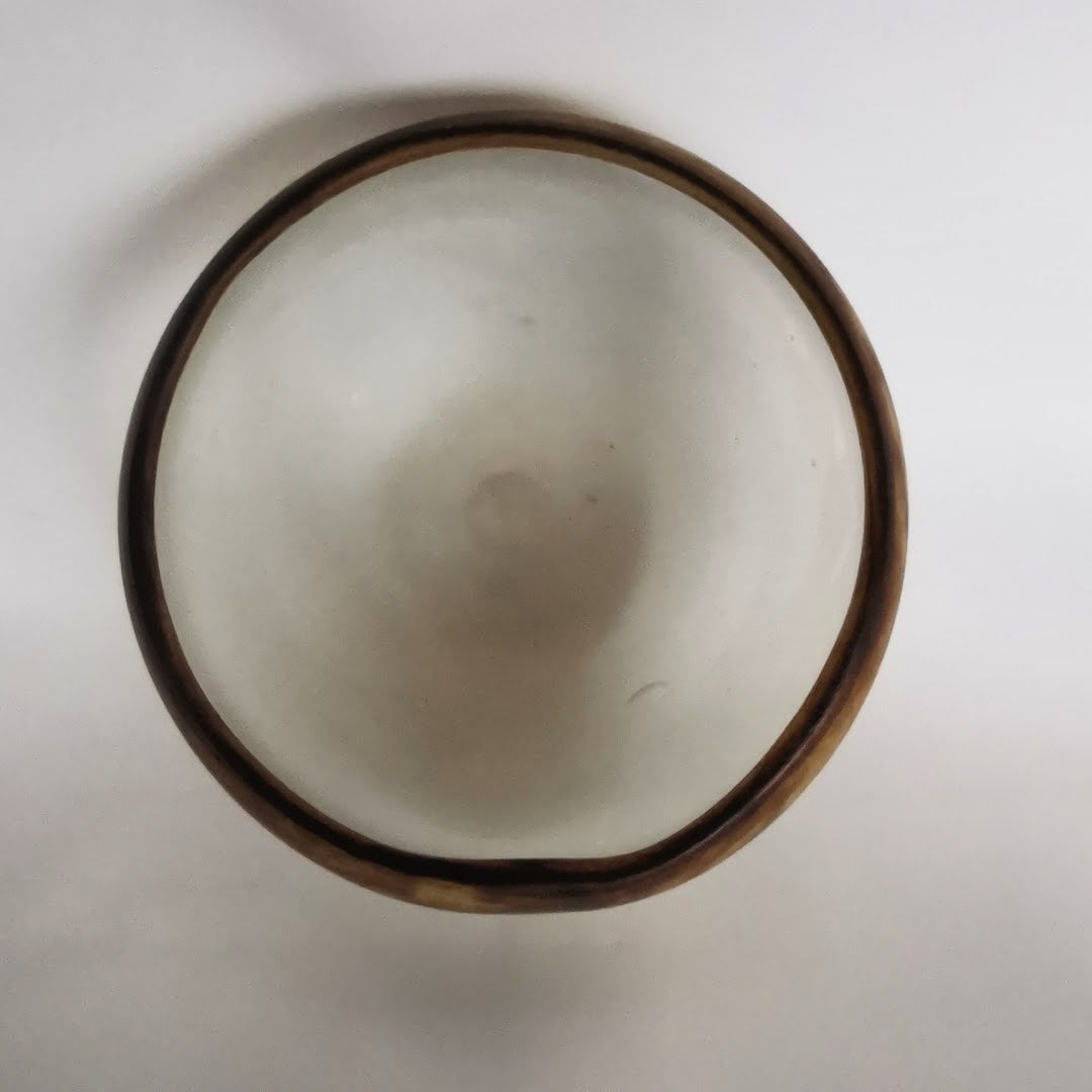 Antike Glasschale Frankreich um 1880-1910.