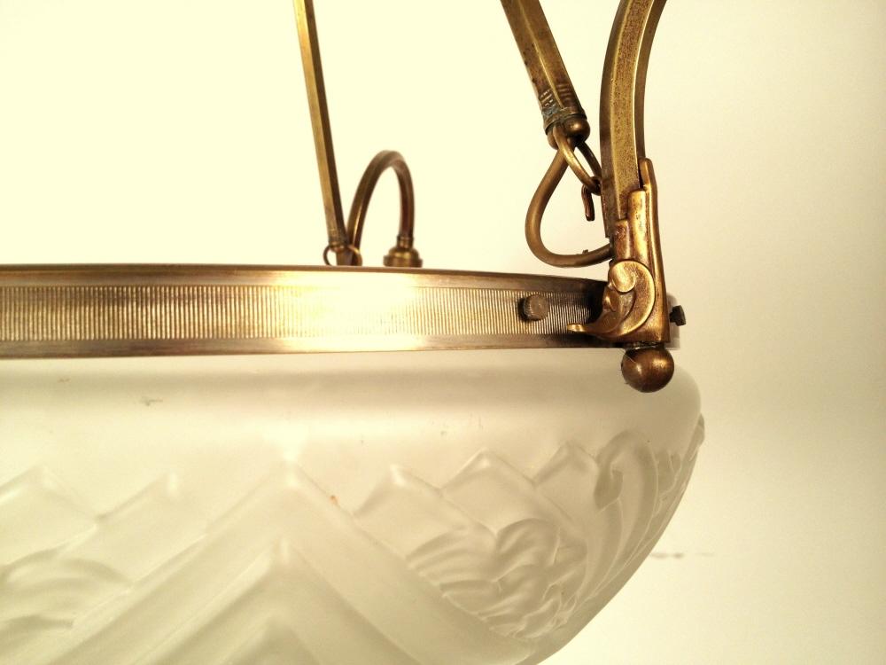 Art Déco Deckenleuchte Frankreich um 1910-30.
