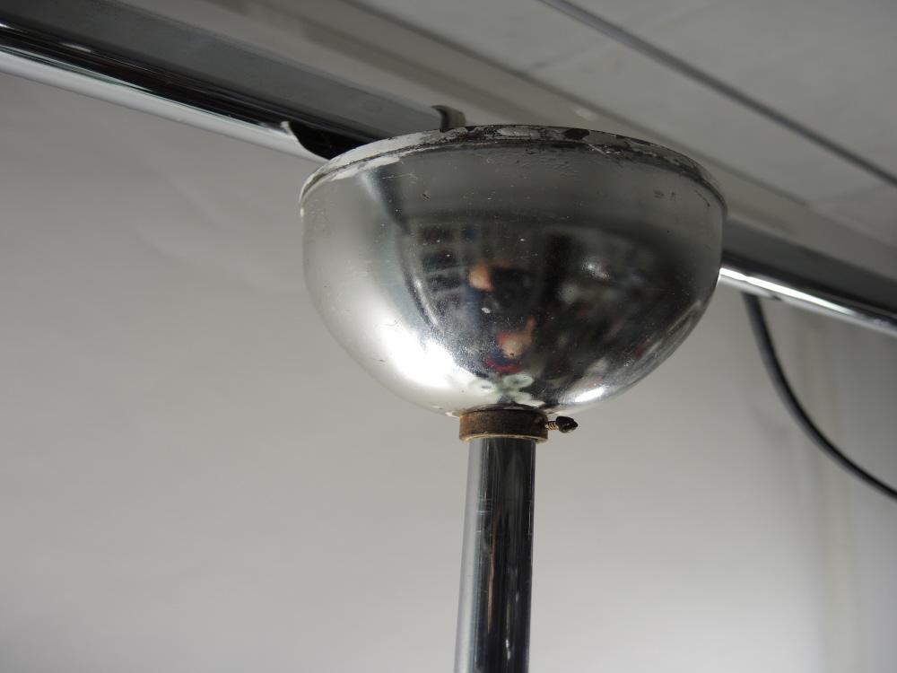Dreiarmige Vintage Design Deckenlampe Deutschland um 1930-40.