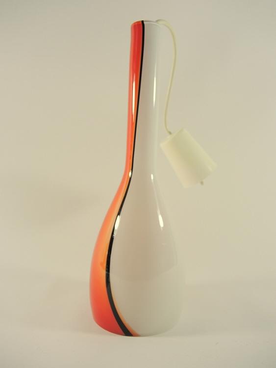 Italienische Deckenlampe Claudio Moretti zugeschrieben.