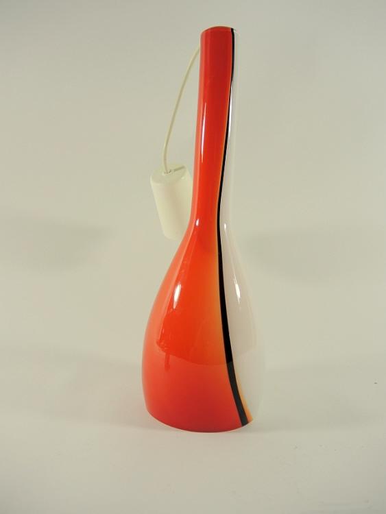 Italienische Deckenlampe Claudio Moretti zugeschrieben.