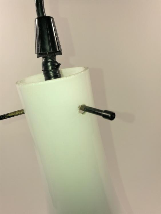 Vintage Design Deckenlampe BIRILLO Vereria VISTOSI, Italien um 1960.