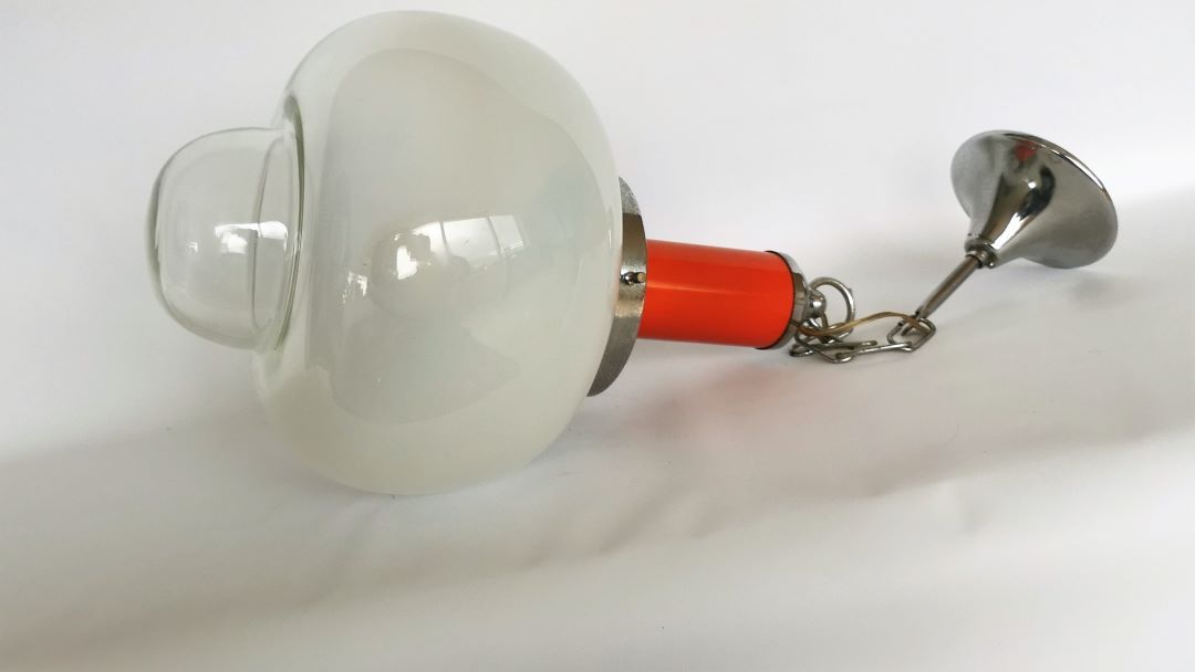 Italienische Deckenlampe um 1970, Murano Deckenleuchten Murano