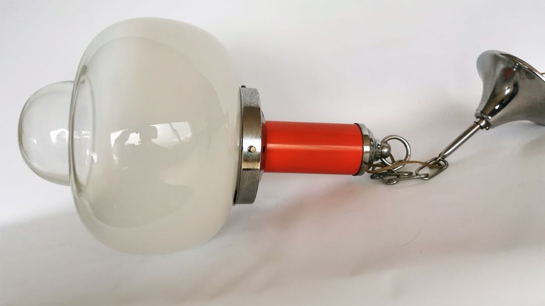 Italienische Deckenlampe um 1970, Murano Deckenleuchten Murano
