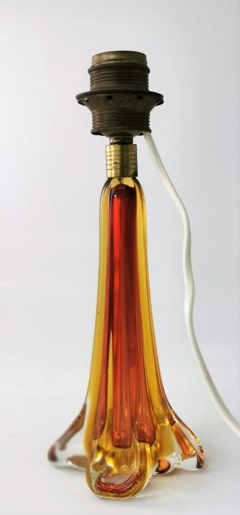 Lampenfuss Murano Sommerso Glas um 1960