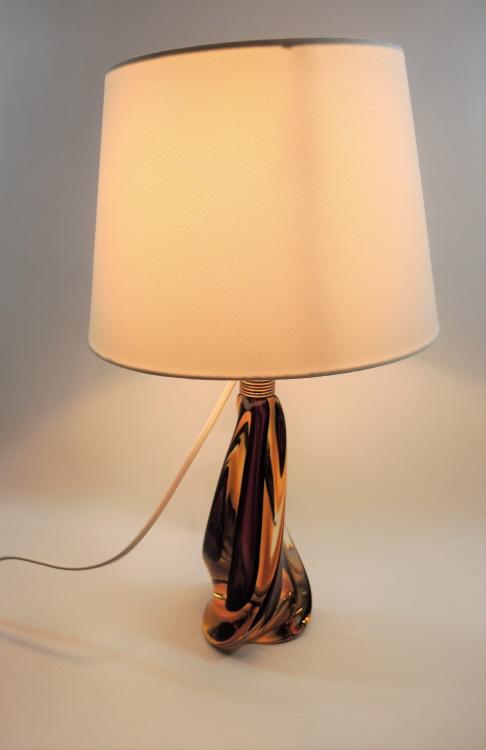 Murano Seguso Lampenfuss um 1950.