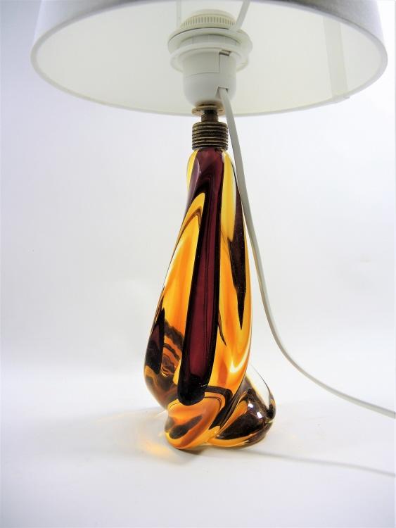 Murano Seguso Lampenfuss um 1950.