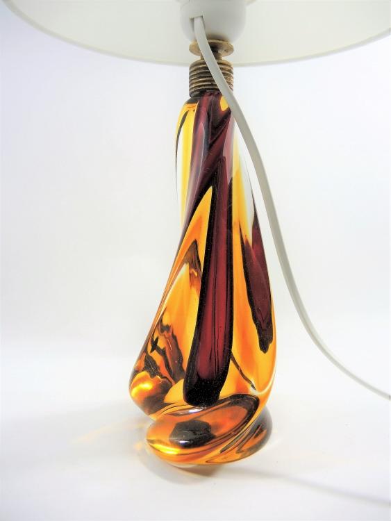 Murano Seguso Lampenfuss um 1950.