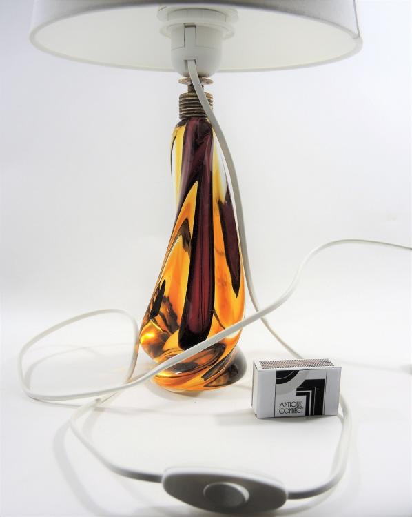 Murano Seguso Lampenfuss um 1950.