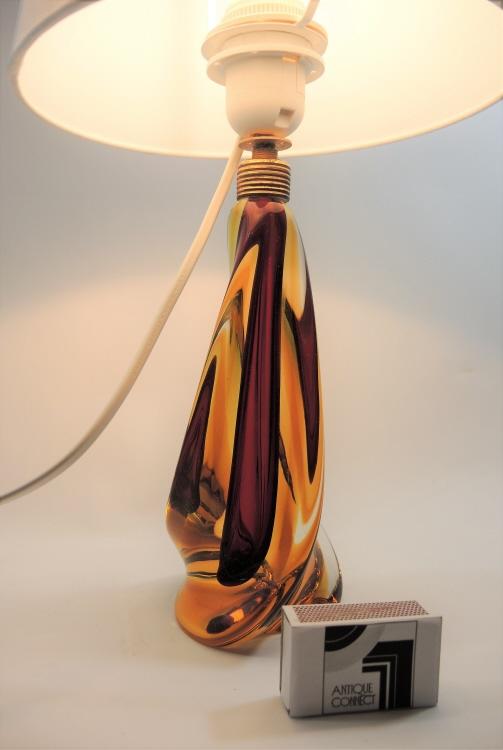 Murano Seguso Lampenfuss um 1950.