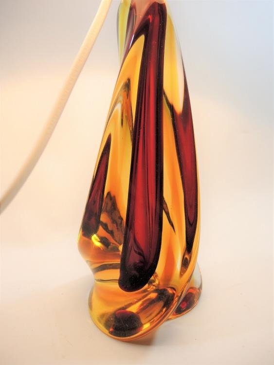 Murano Seguso Lampenfuss um 1950.