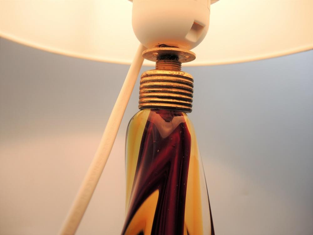 Murano Seguso Lampenfuss um 1950.