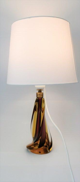 Murano Seguso Lampenfuss um 1950.