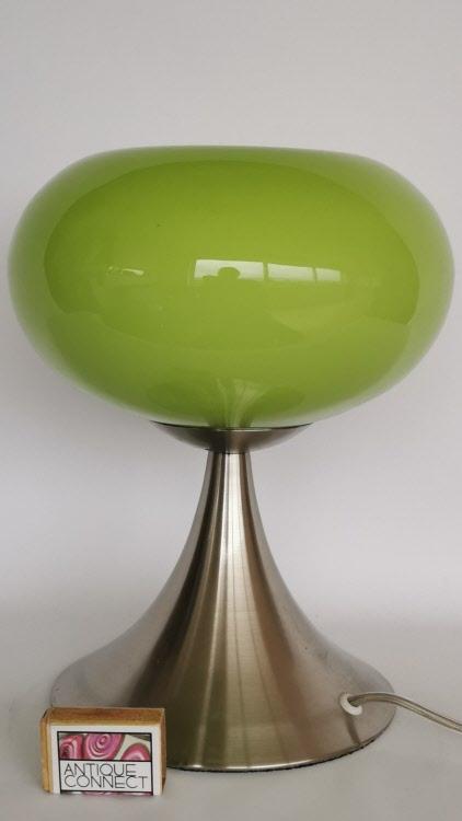 Grüne 'Pilz'-Tischlampe um 1970 Lampen vendor-unknown