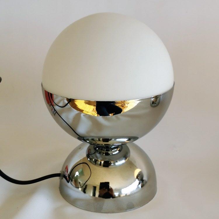 Paar italienische Vintage Tischlampen um 1970.