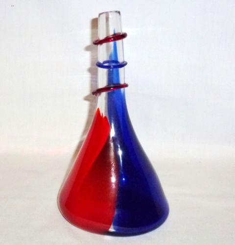 Seltene Vase von Salviati, signiert, Murano