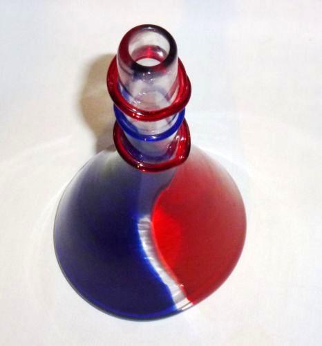 Seltene Vase von Salviati, signiert, Murano