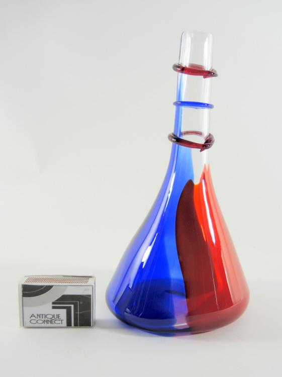 Seltene Vase von Salviati, signiert, Murano