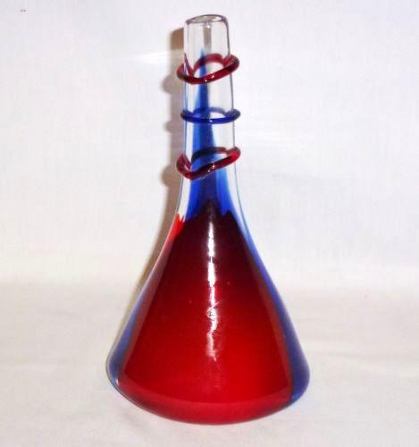 Seltene Vase von Salviati, signiert, Murano