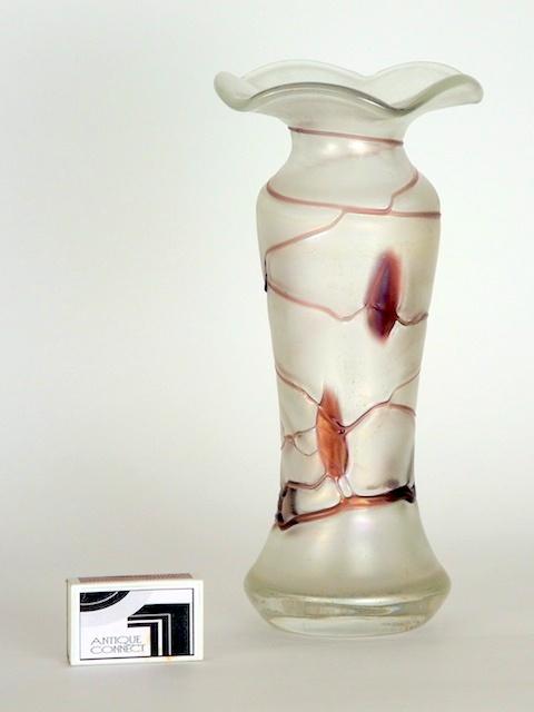 Freiherr von Poschinger Jugendstil Vase