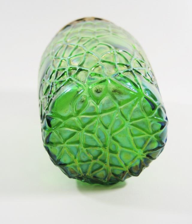 Grüne Jugendstil Vase um 1890