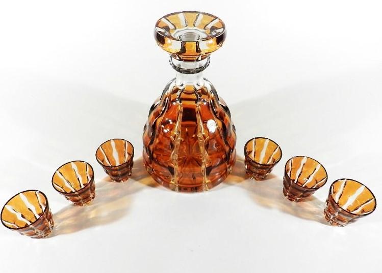 Tritschler Winterhalder & Co. Art Déco Karaffe mit 6 Gläsern