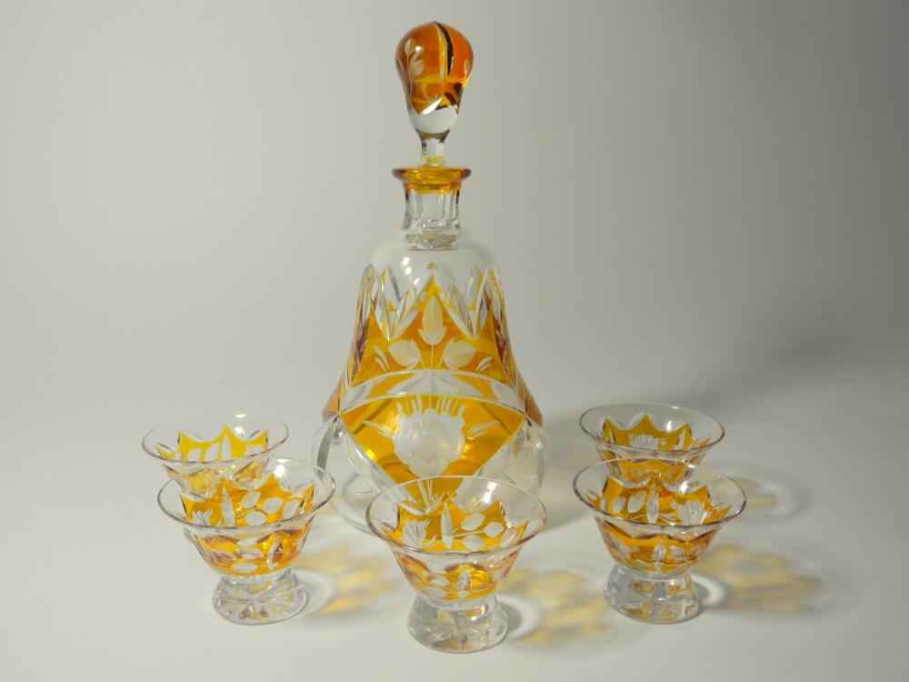 Art Déco Kristallkaraffe