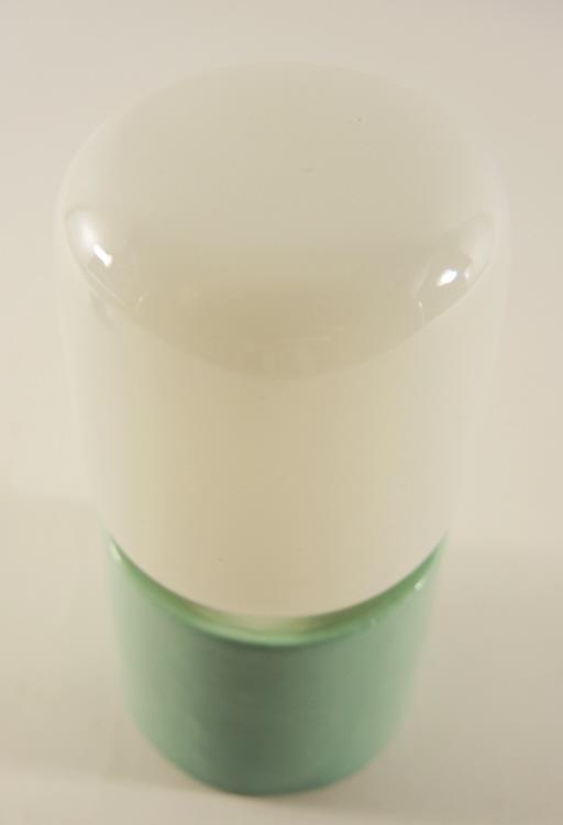 Günblaue Wandlampe Wilhelm Wagenfeld um 1950