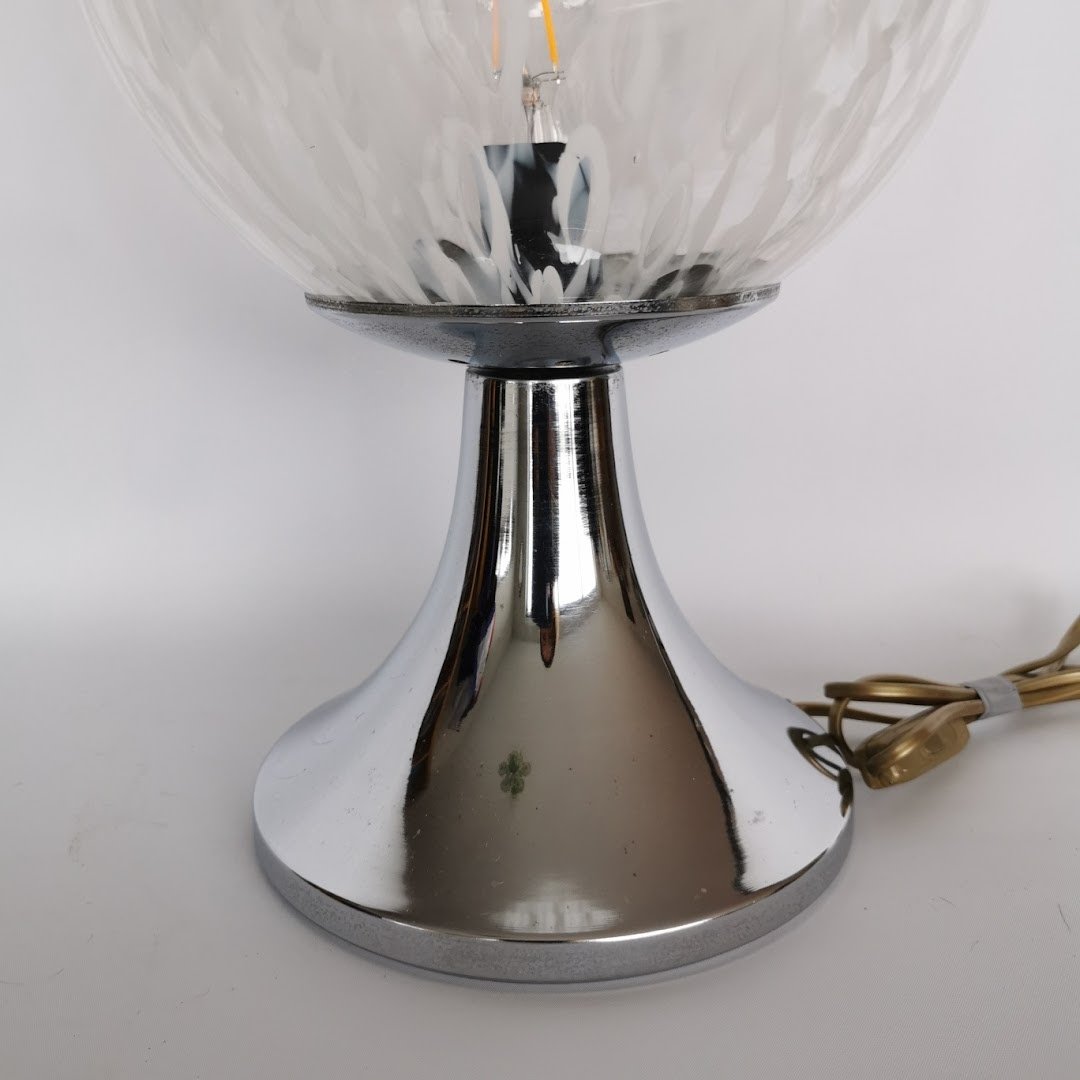 Grosse Pilz Lampe Design Mazzega um 1970 Lampen Murano Mazzega