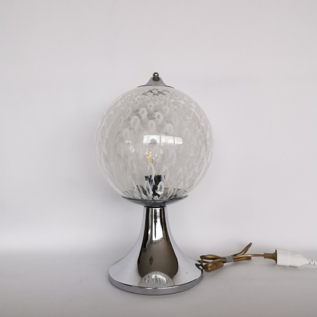 Grosse Pilz Lampe Design Mazzega um 1970 Lampen Murano Mazzega