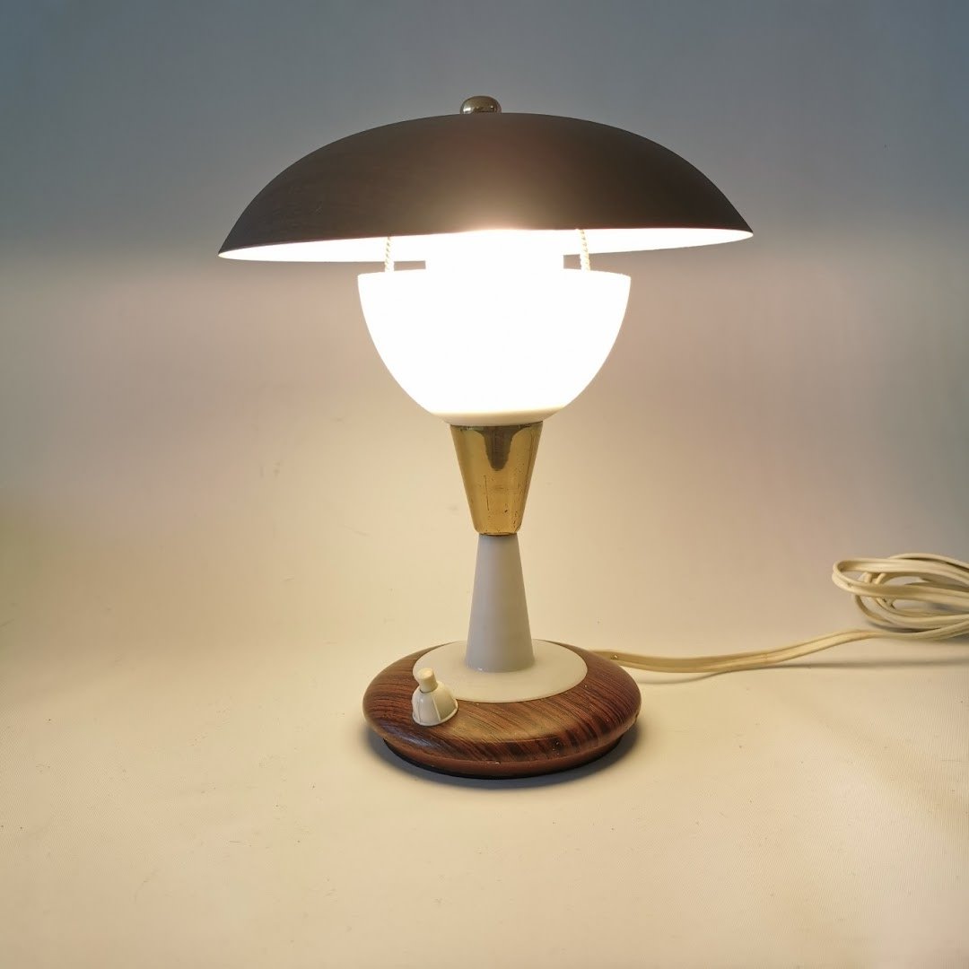 Vintage Tischlampe Italien um 1950-60 Lampen Made in Italy