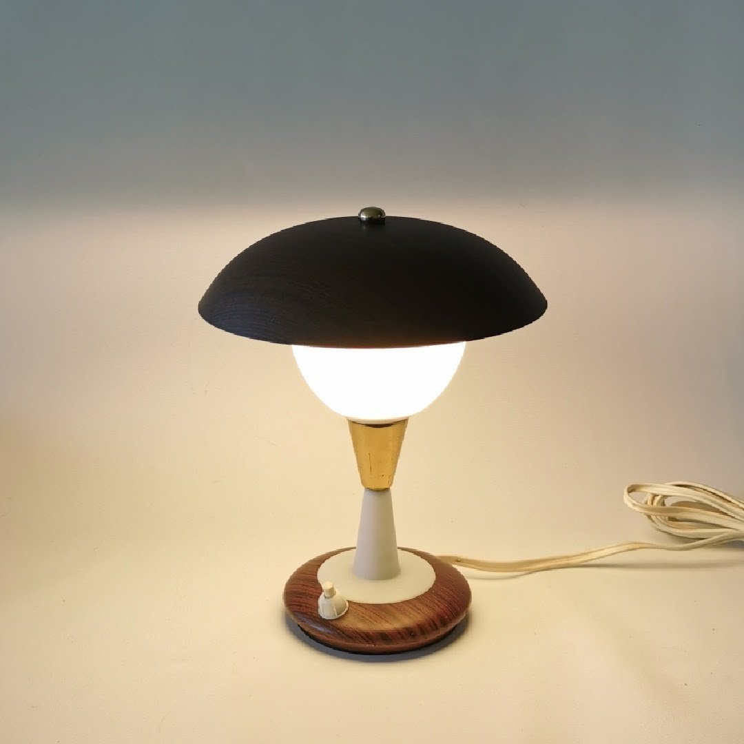 Vintage Tischlampe Italien um 1950-60 Lampen Made in Italy