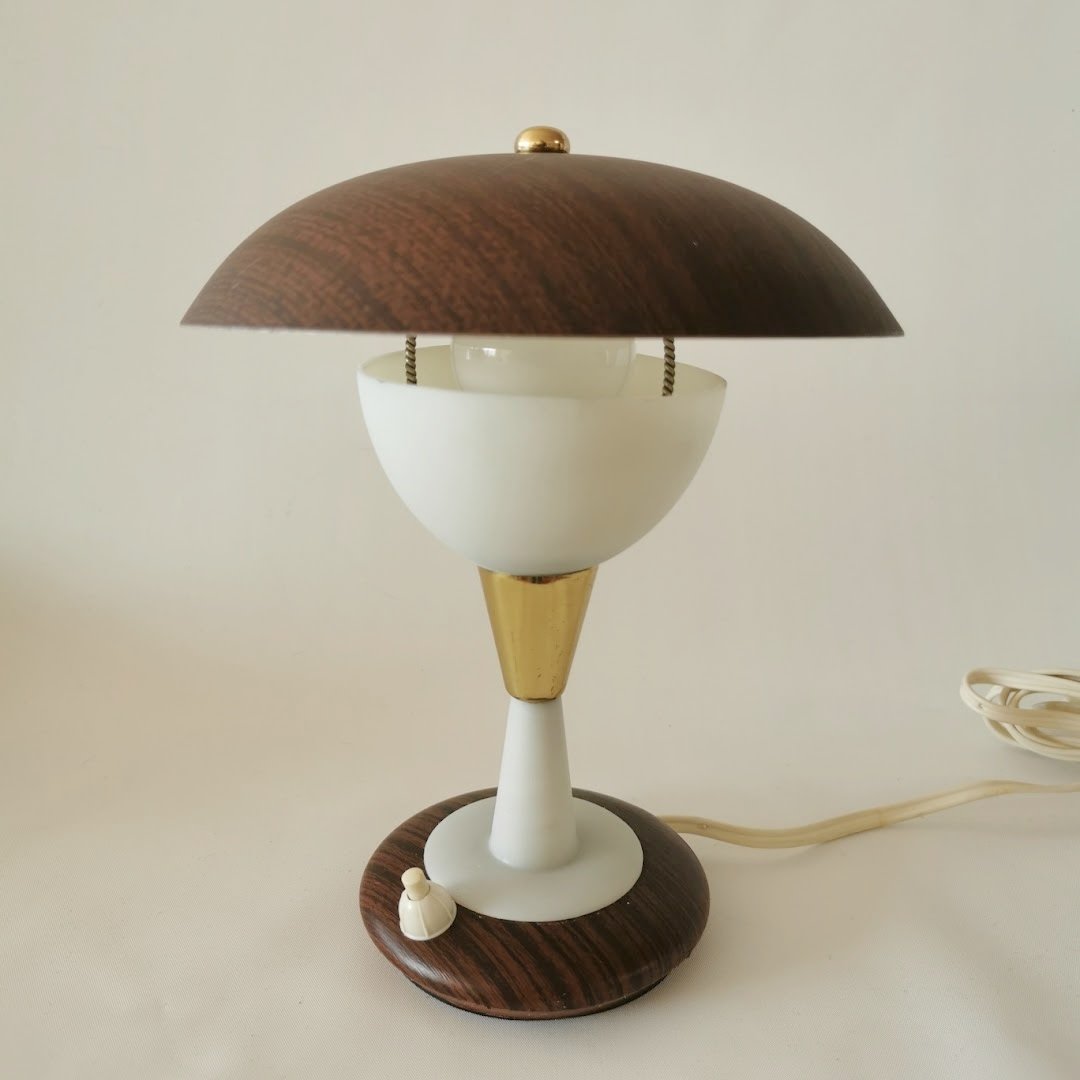 Vintage Tischlampe Italien um 1950-60 Lampen Made in Italy