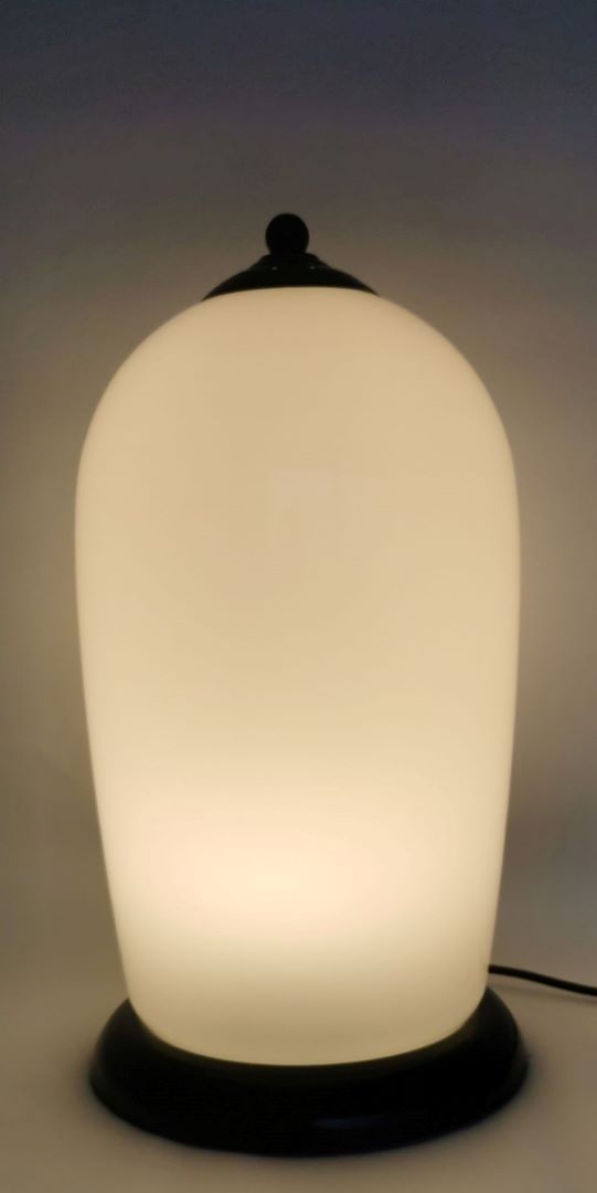 Grosse Vintage Design Tischlampe Murano um 1970 Lampen Murano