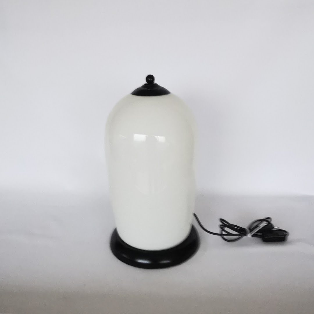 Grosse Vintage Design Tischlampe Murano um 1970 Lampen Murano