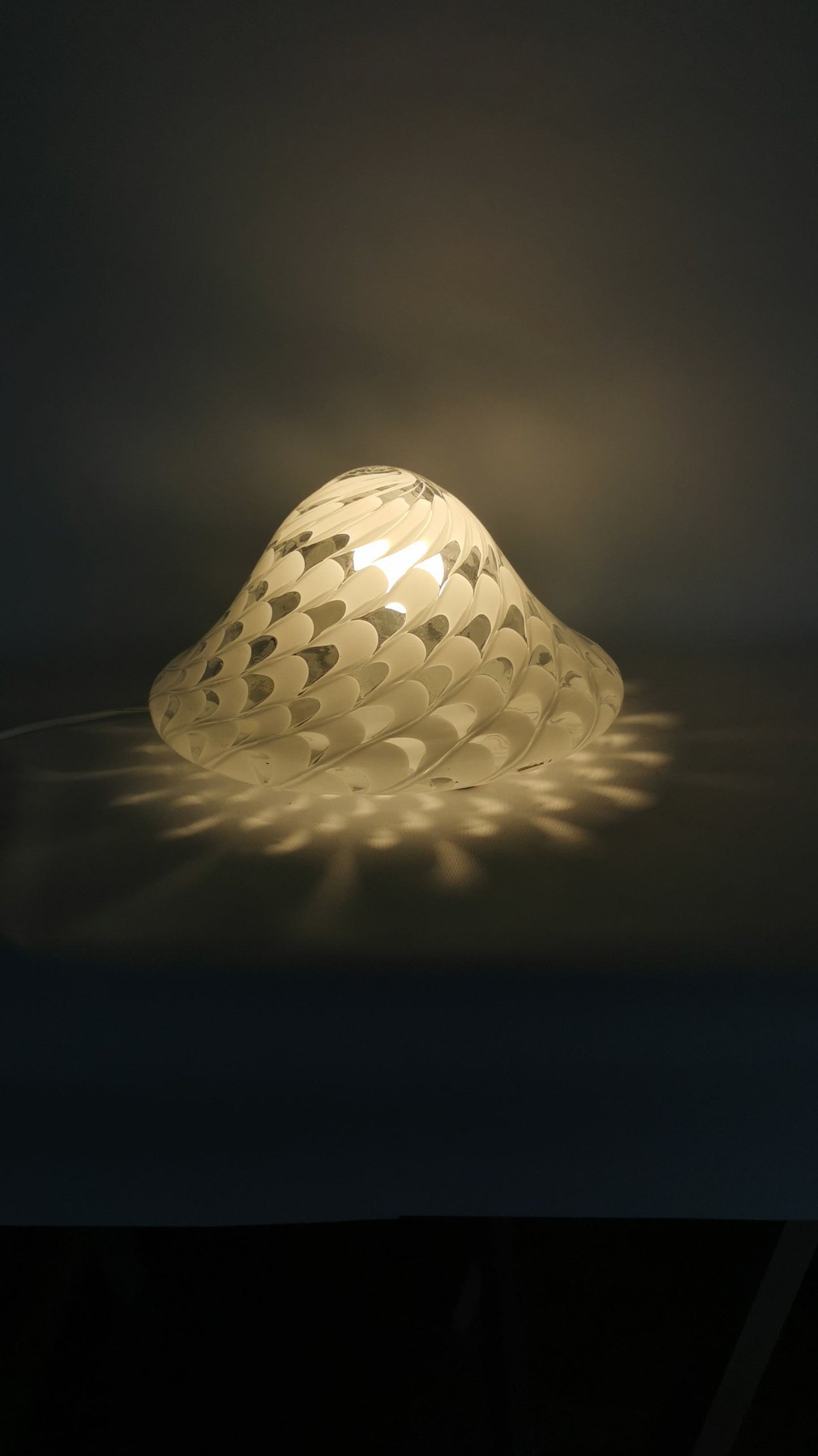 Kleine Tischlampe, Murano um 1940-50 Vintage Tischlampen 70s Murano