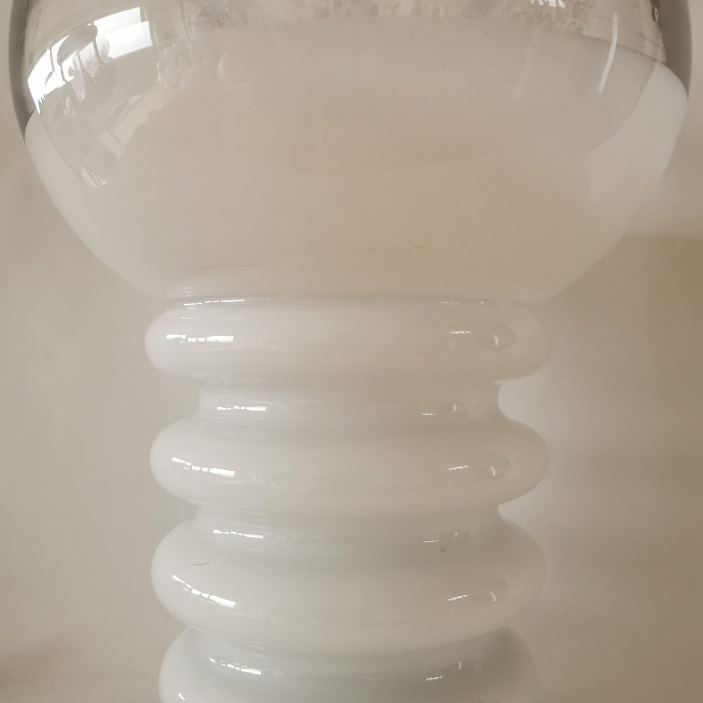 Italienische Vintage Bodenlampe in Glühbirnenform 1960-70 Lampen Carlo Nason Mazzega Murano