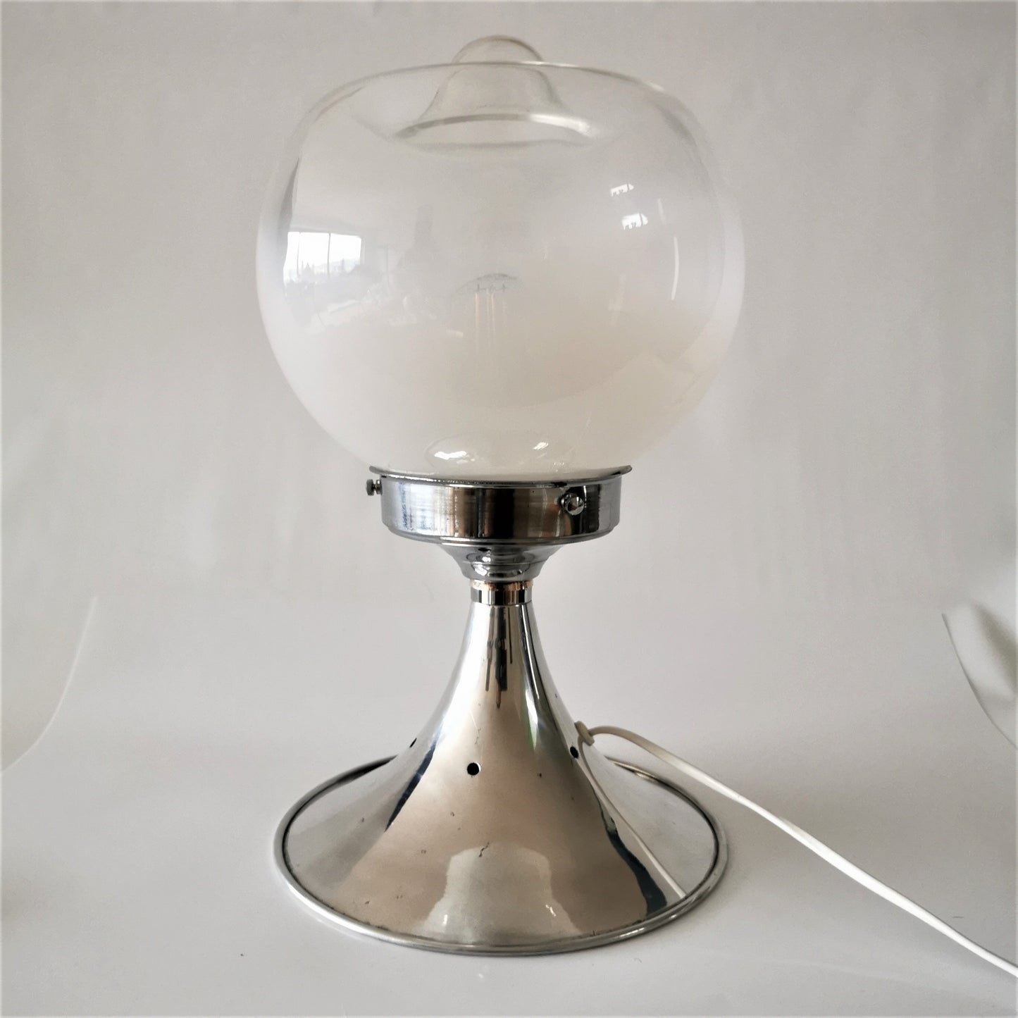 Vintage Design Tischlampe zugeschrieben Mazzega um 1970 Lampen Murano Mazzega